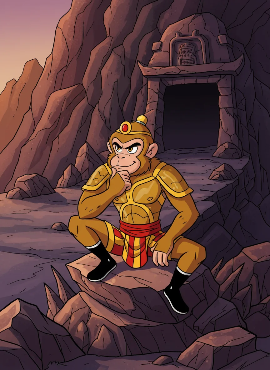 Illustration for: 悟空的伪装计策