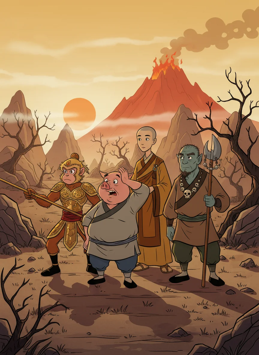 Illustration for: 前方的火焰山