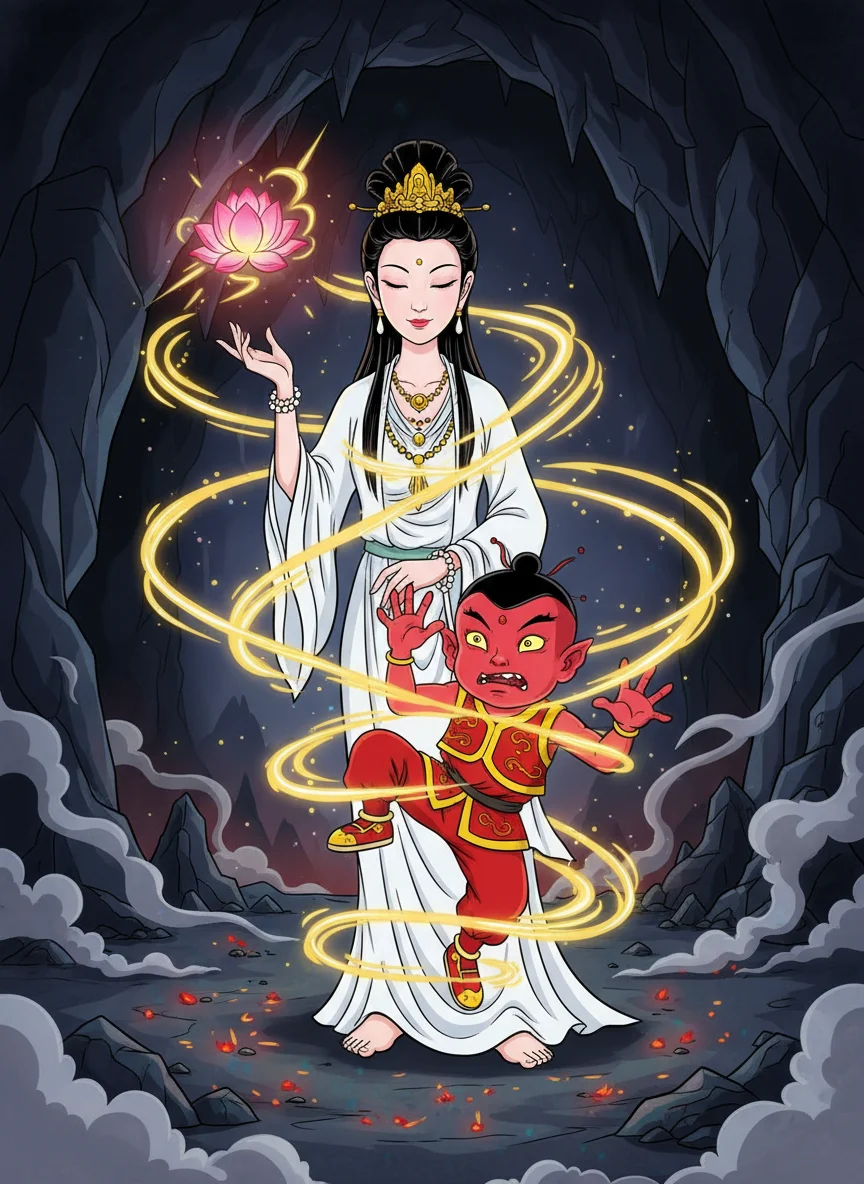 Illustration for: 莲花法器之困