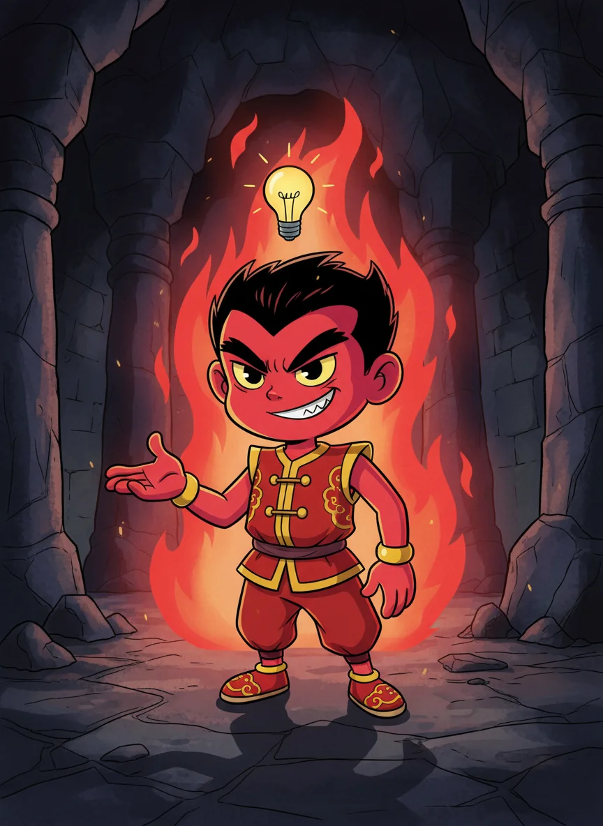 Illustration for: 红孩儿的诡计