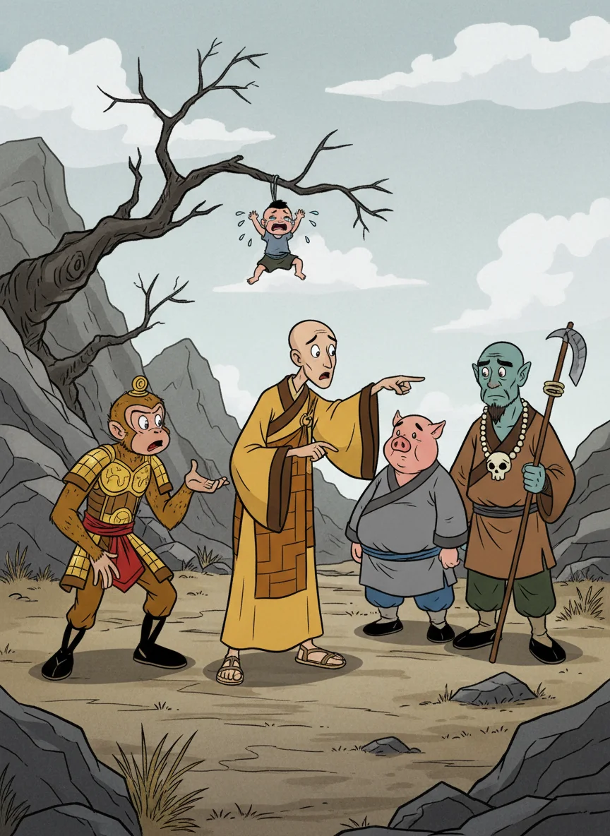 Illustration for: 唐僧的慈悲心肠