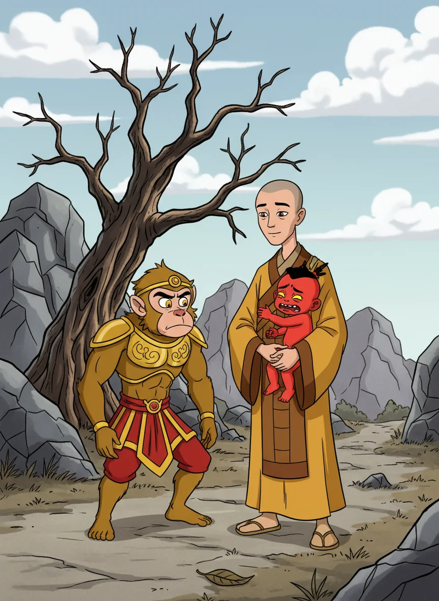 Illustration for: 小童的拥抱