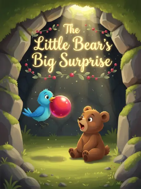 The Little Bear's Big Surprise kids picture book cover