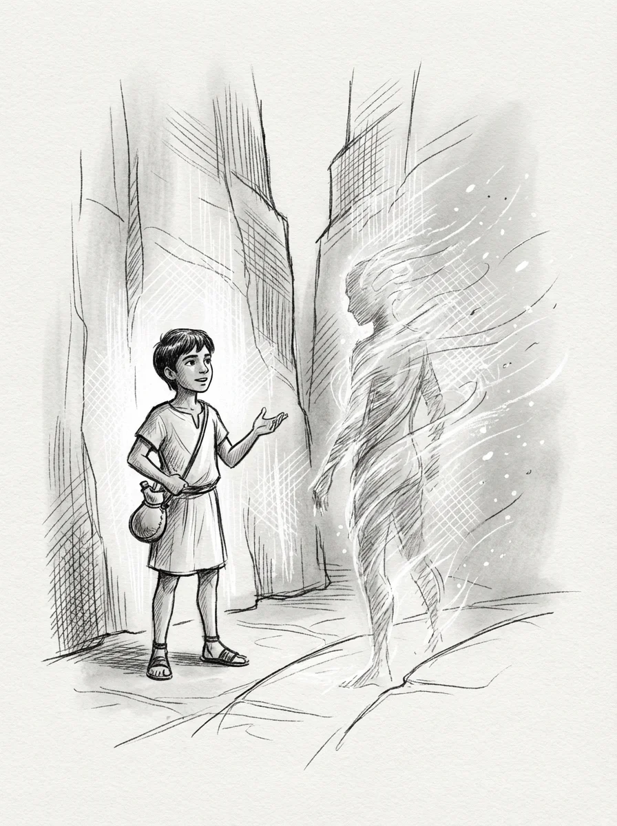 Illustration for: Khepri, the Sun Scarab