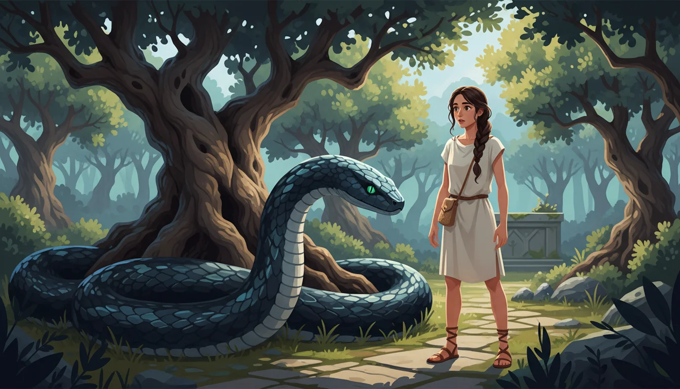 Illustration for: The Guardian of the Grove