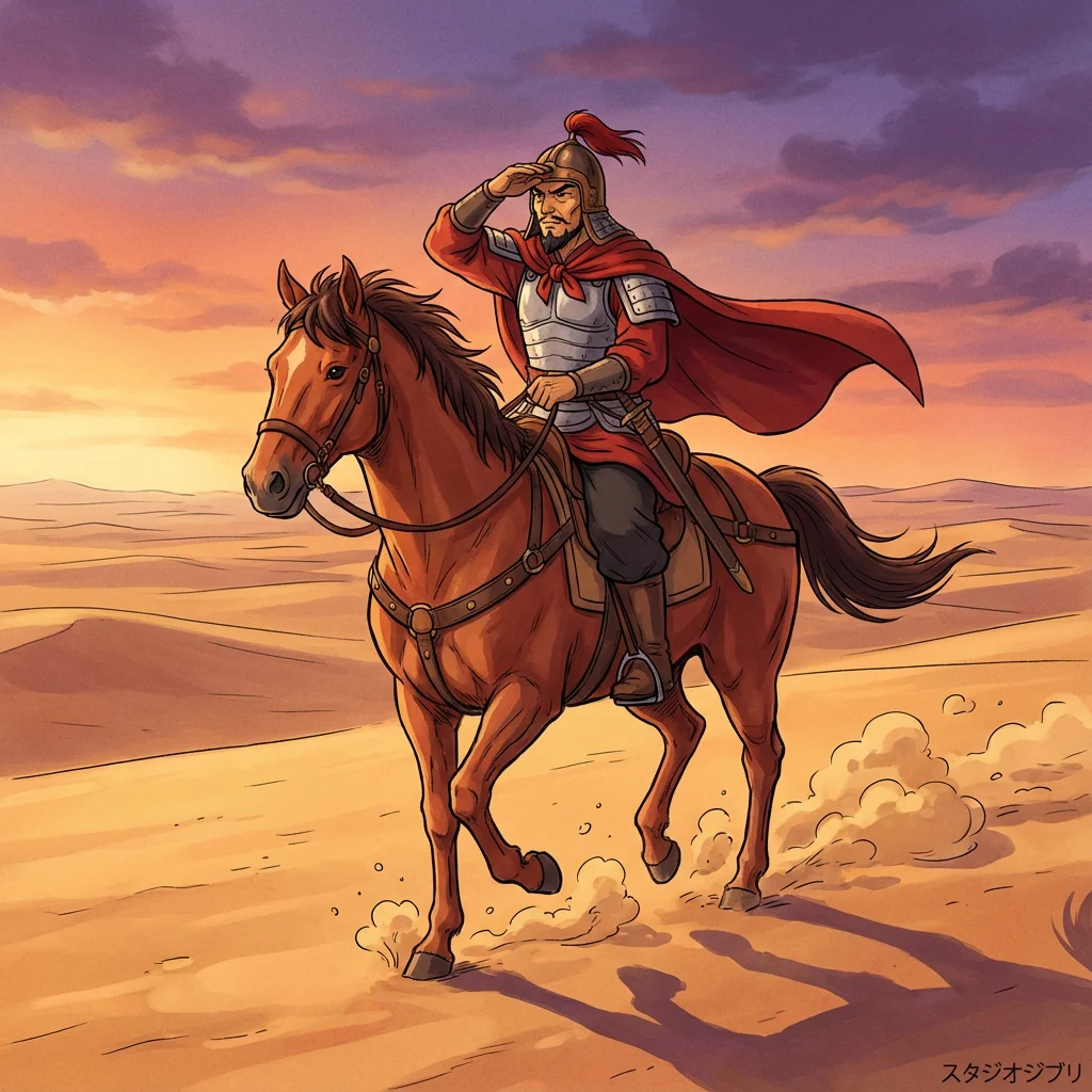 Illustration for: 平沙日未没