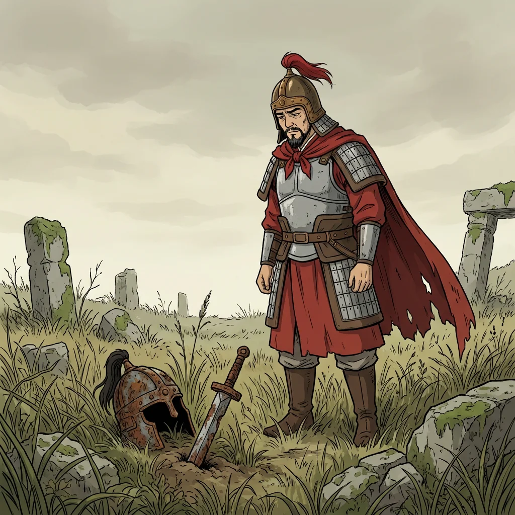 Illustration for: 白骨乱蓬蒿