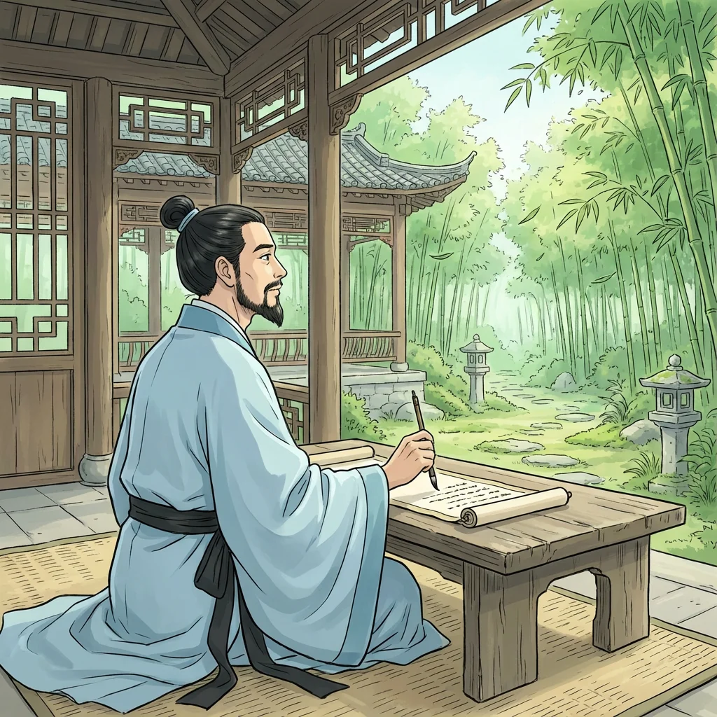 Illustration for: 关于作者：王昌龄