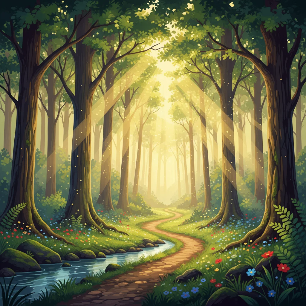 Illustration for: 阳光明媚的一天