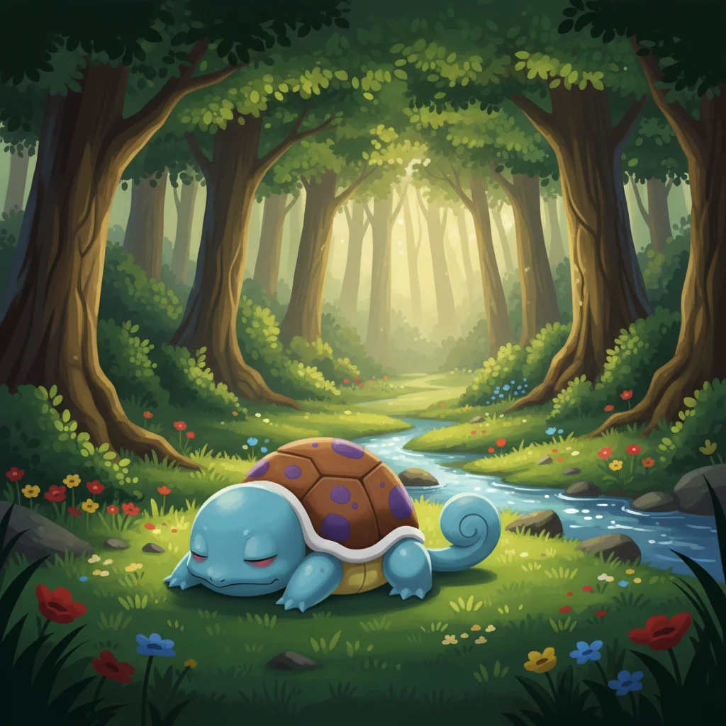 Illustration for: 杰尼龟倒下