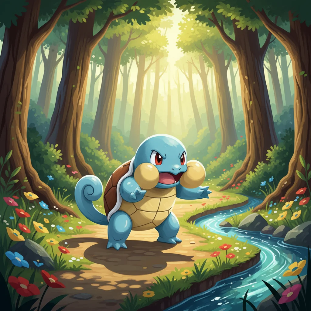 Illustration for: 杰尼龟挺身而出