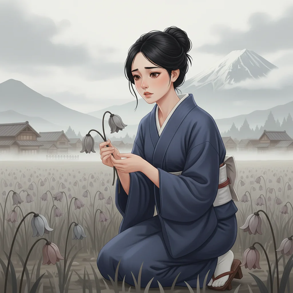 Illustration for: The Wilting Flowers