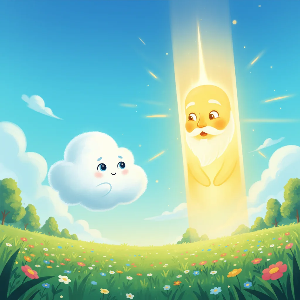 Illustration for: The Wise Sunbeam