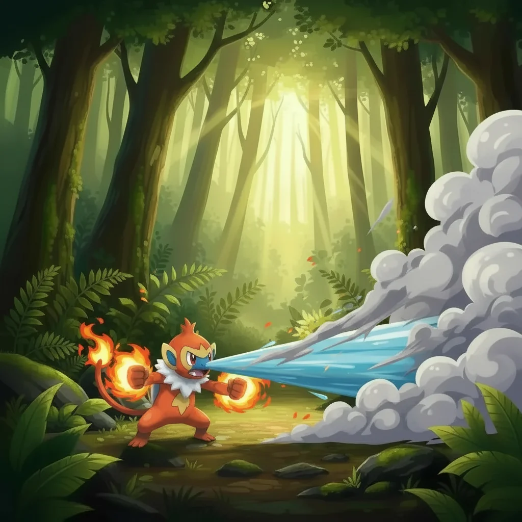 Illustration for: 猛火猴的进攻