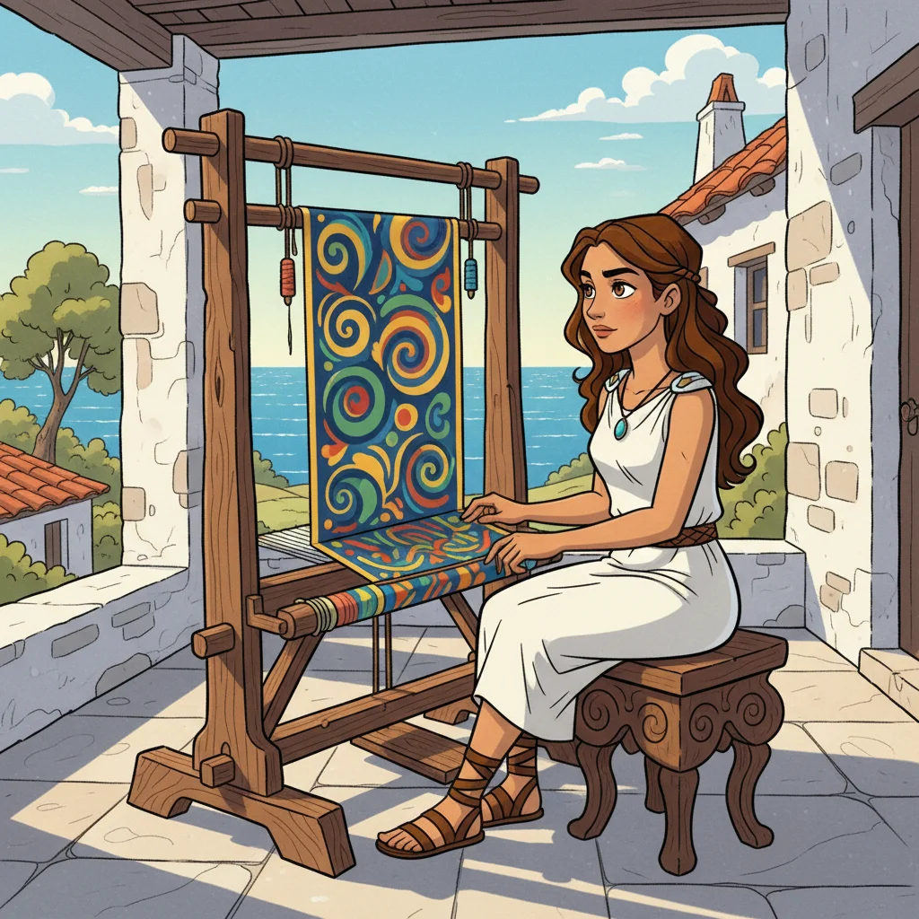 Illustration for: The Weaver's Promise