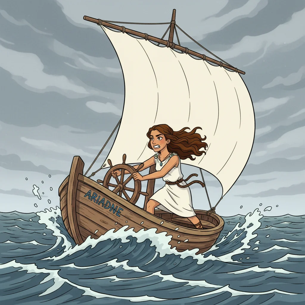 Illustration for: The Voyage of the Ariadne
