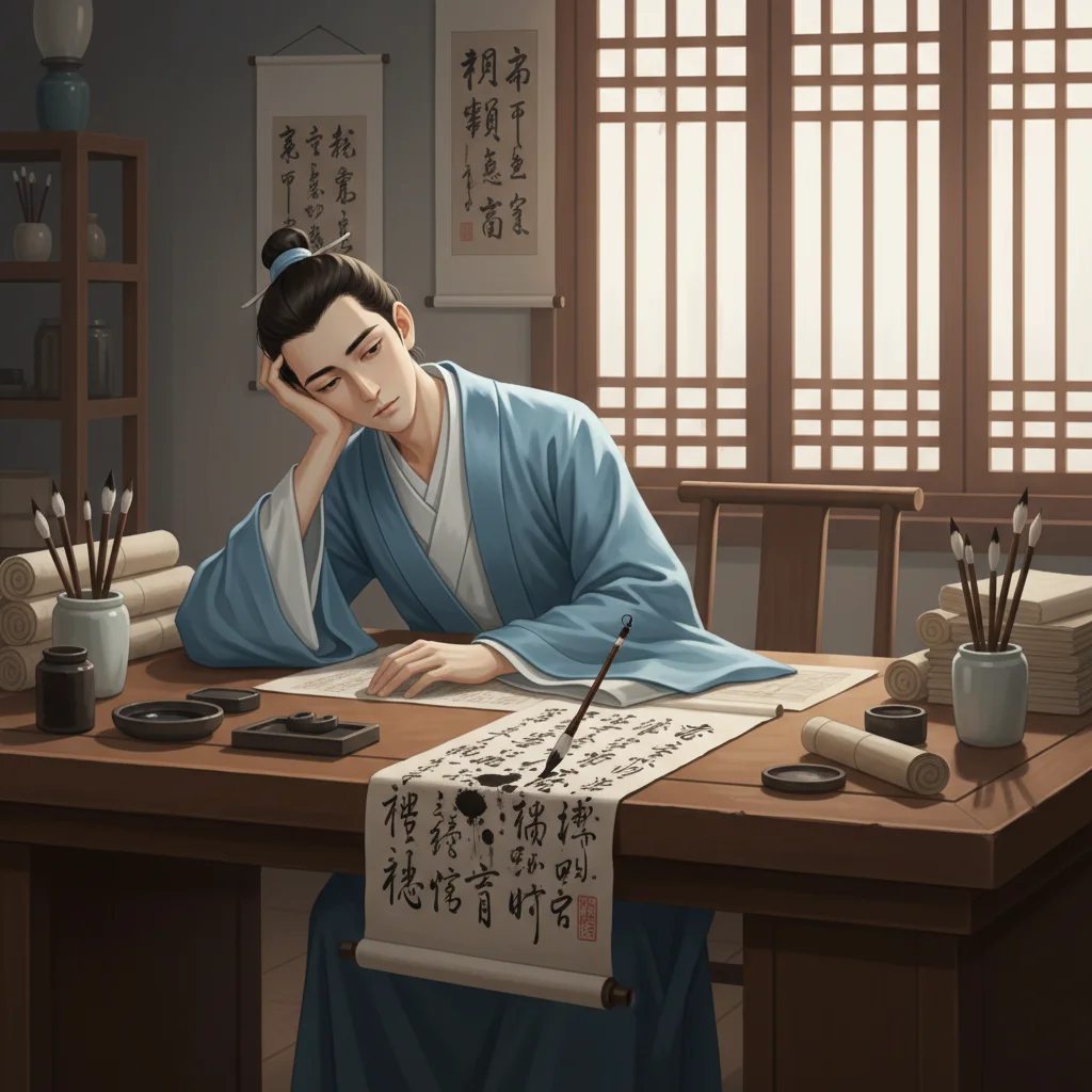 Illustration for: 病倒