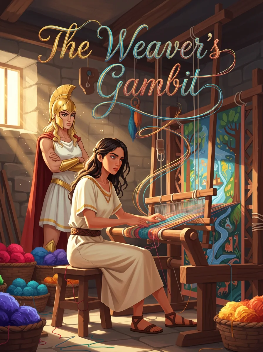 The Weaver's Gambit kids picture book cover