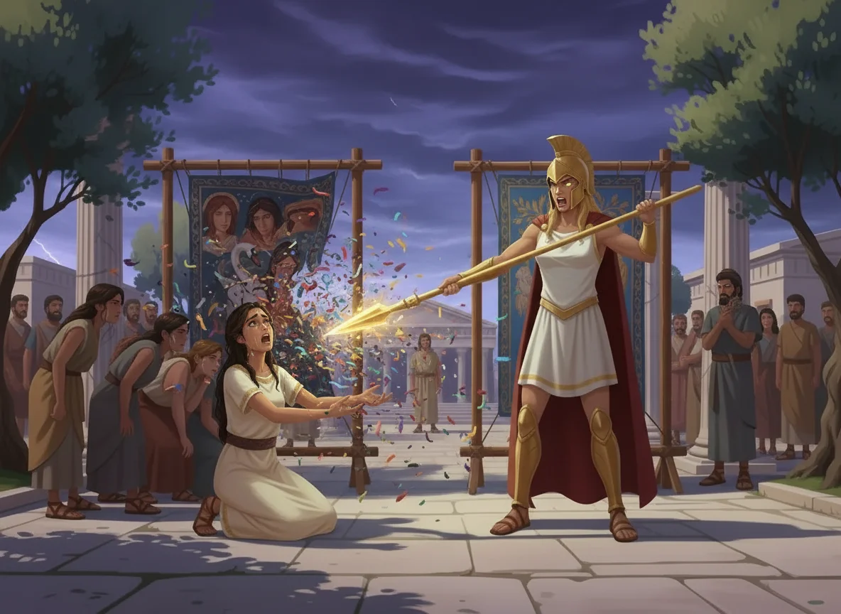 Illustration for: A Goddess's Rage