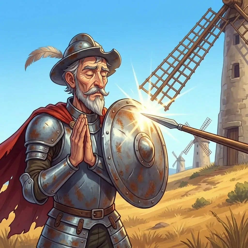 Illustration for: Una oración a Dulcinea