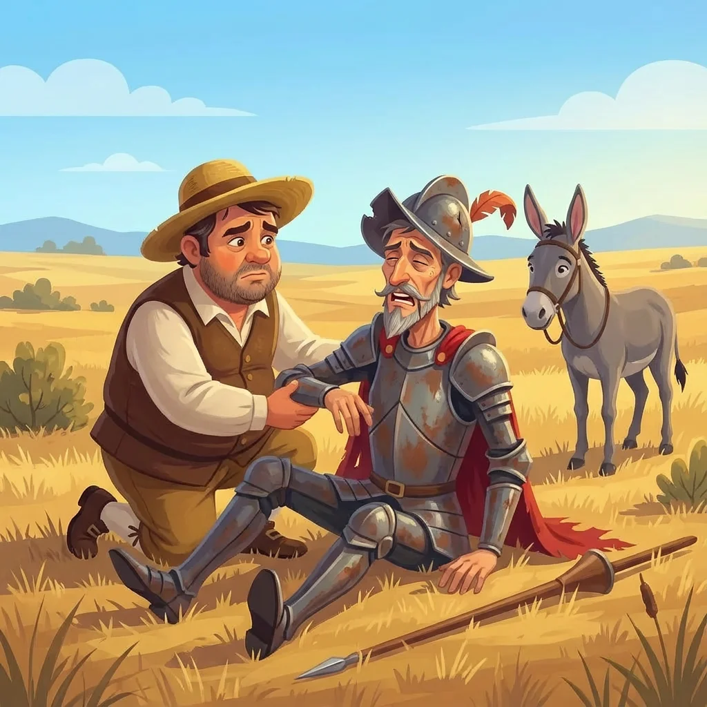 Illustration for: El rescate de Sancho