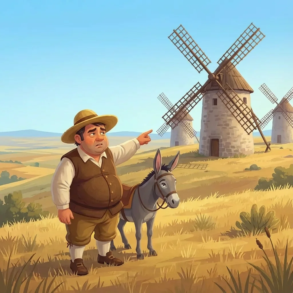 Illustration for: La advertencia de Sancho