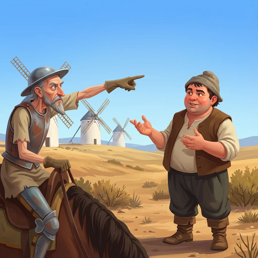 Illustration for: ¿Brazos de gigante o aspas de molino?