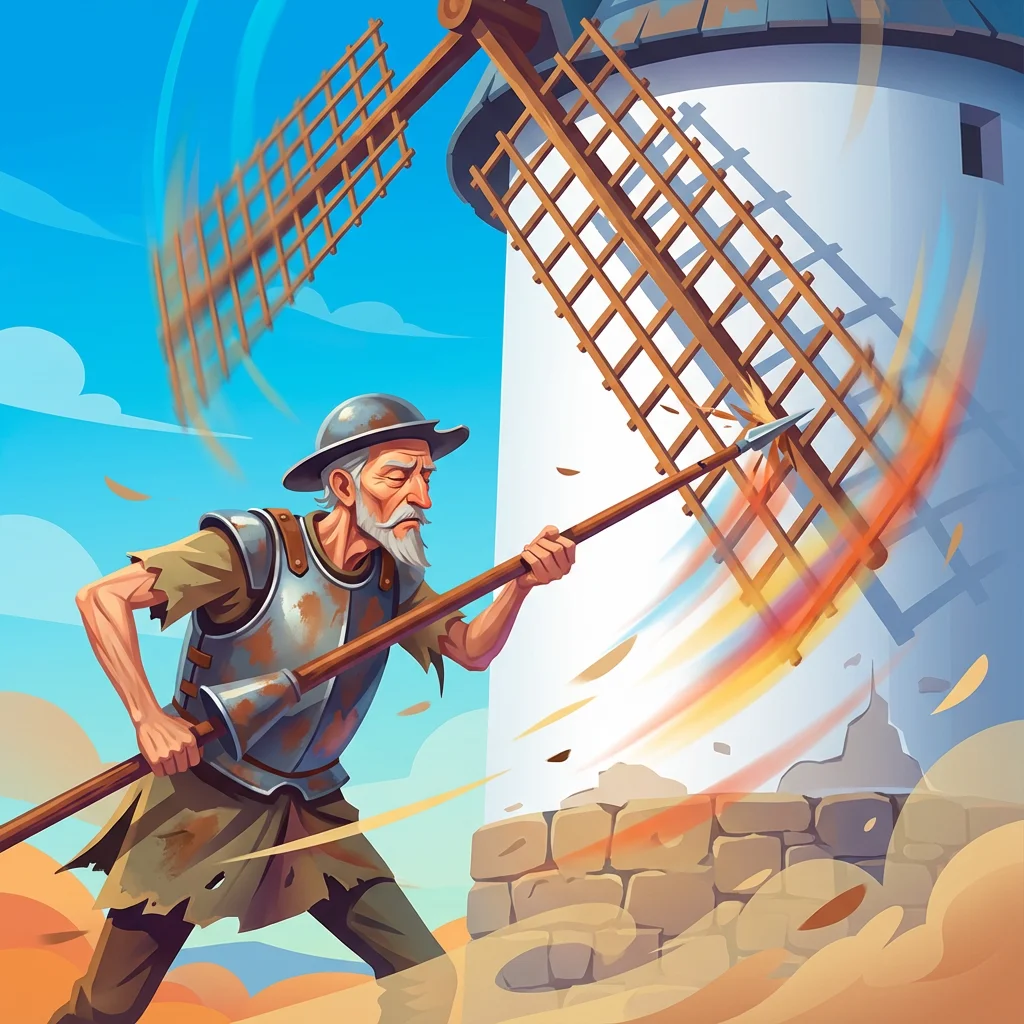 Illustration for: Una oración a Dulcinea