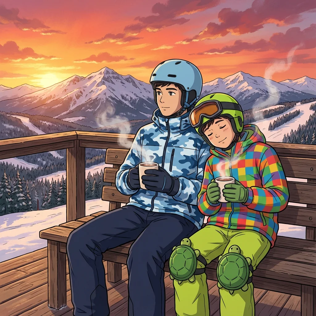 Illustration for: 夕阳与热可可