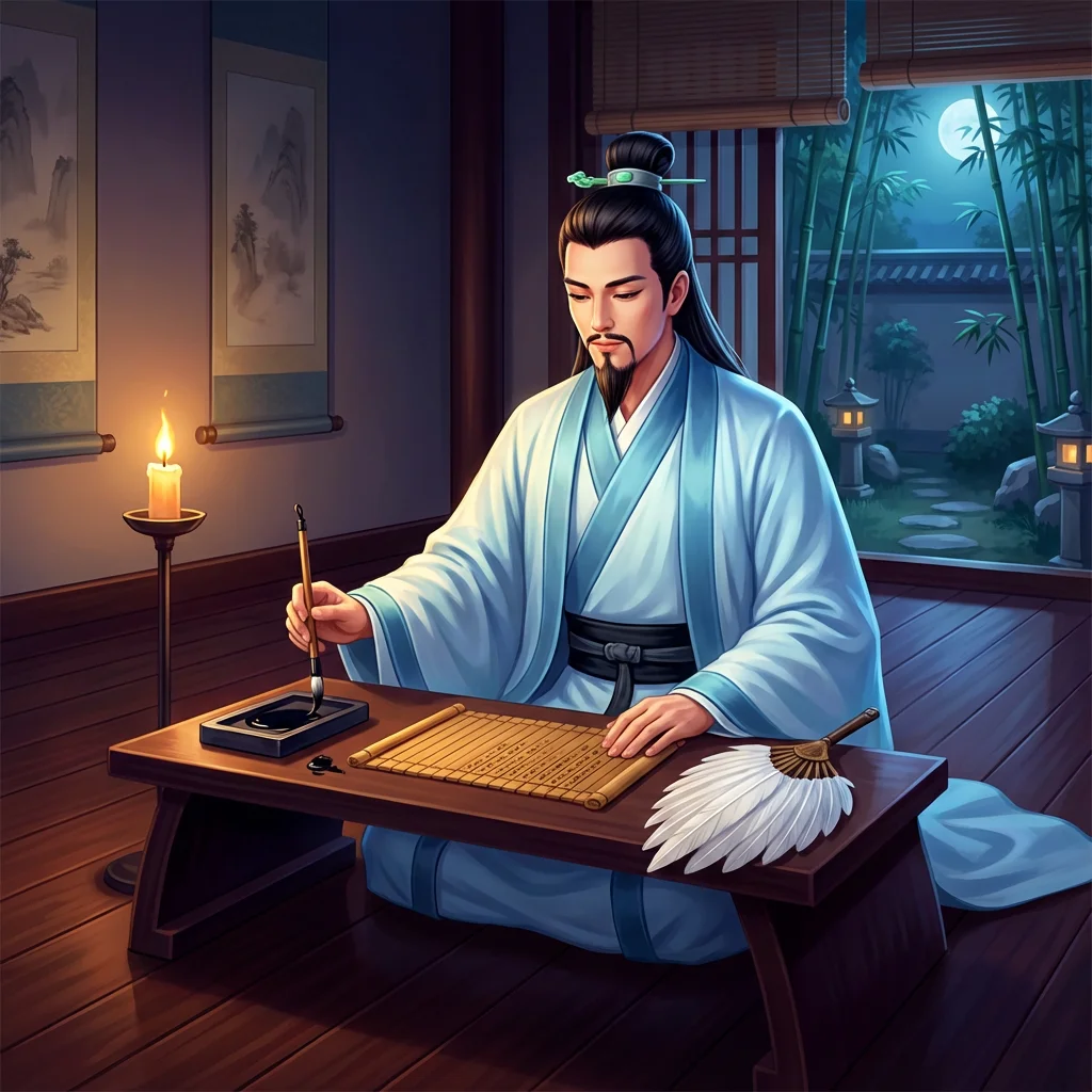 诸葛亮诫子书:给儿子的智慧之信 kids picture book cover