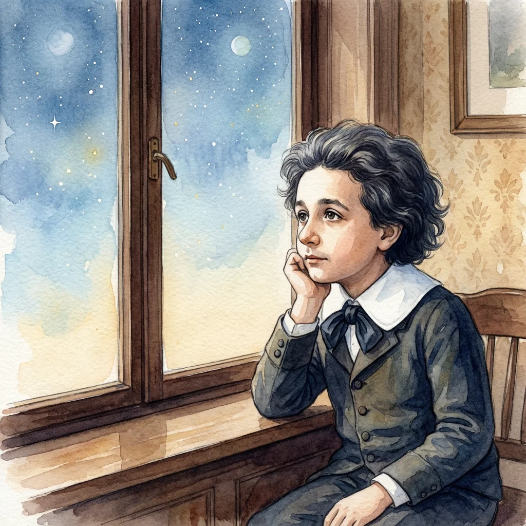 智识的星辰:爱因斯坦的黎明 kids picture book cover