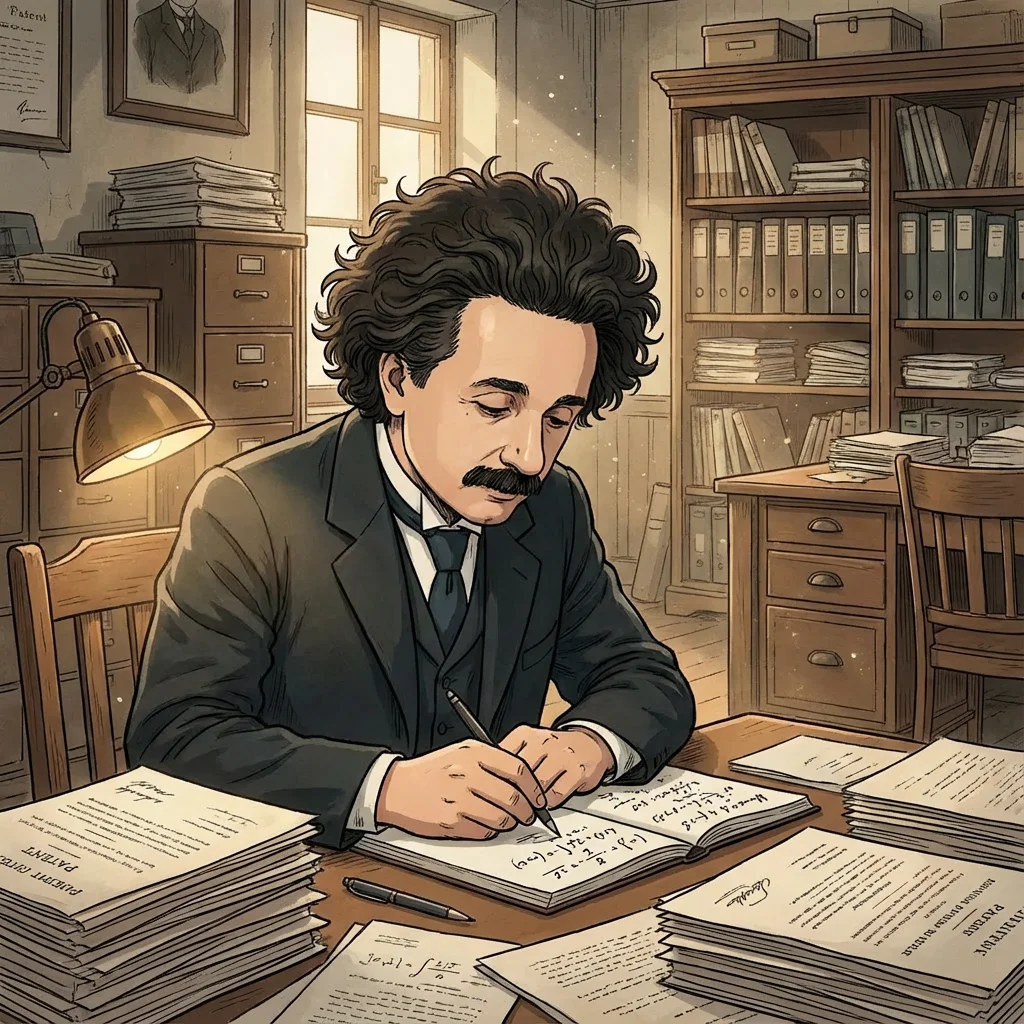 Illustration for: 专利局的“隐居者”