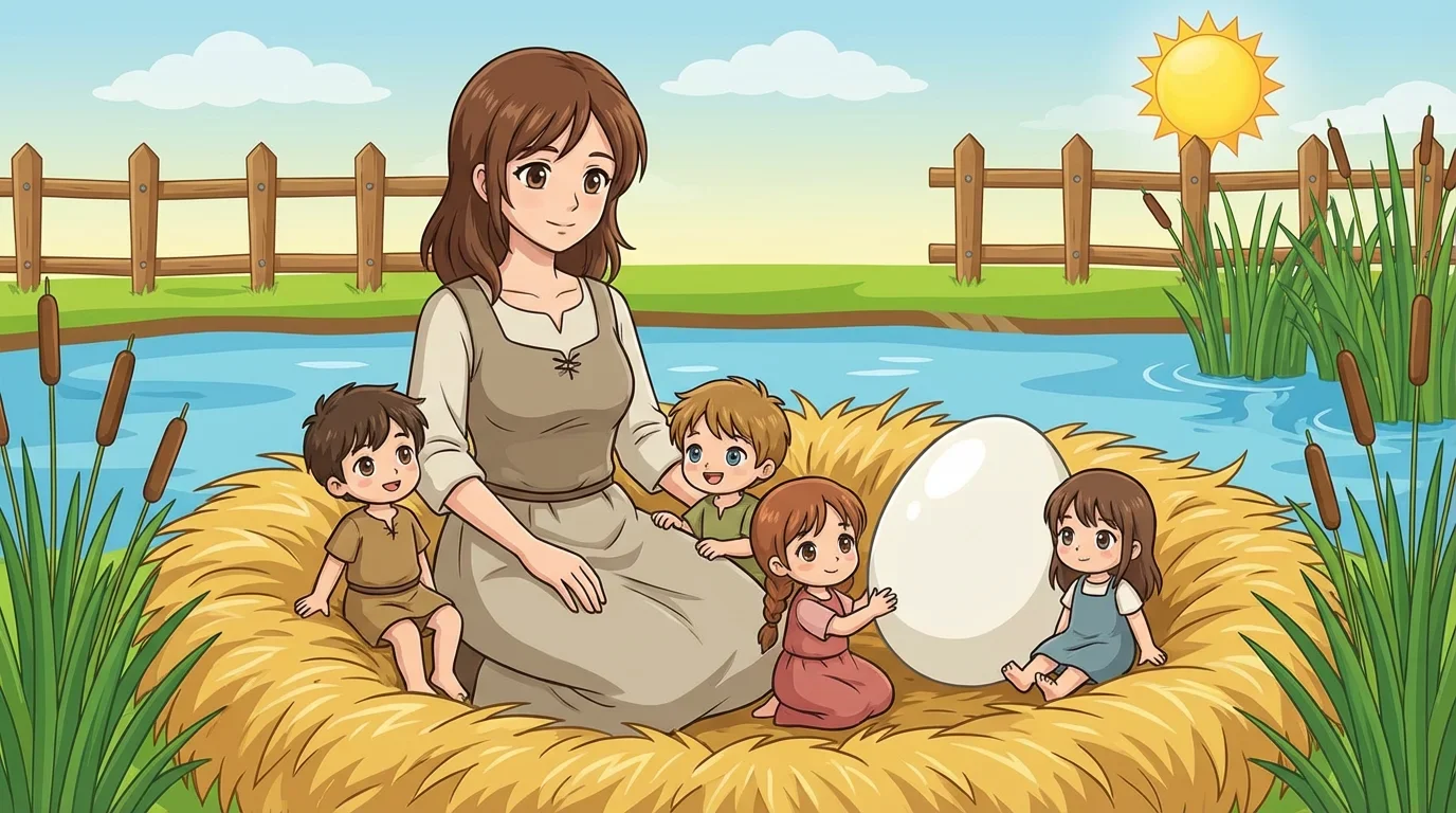 Illustration for: A Patient Mother's Wait