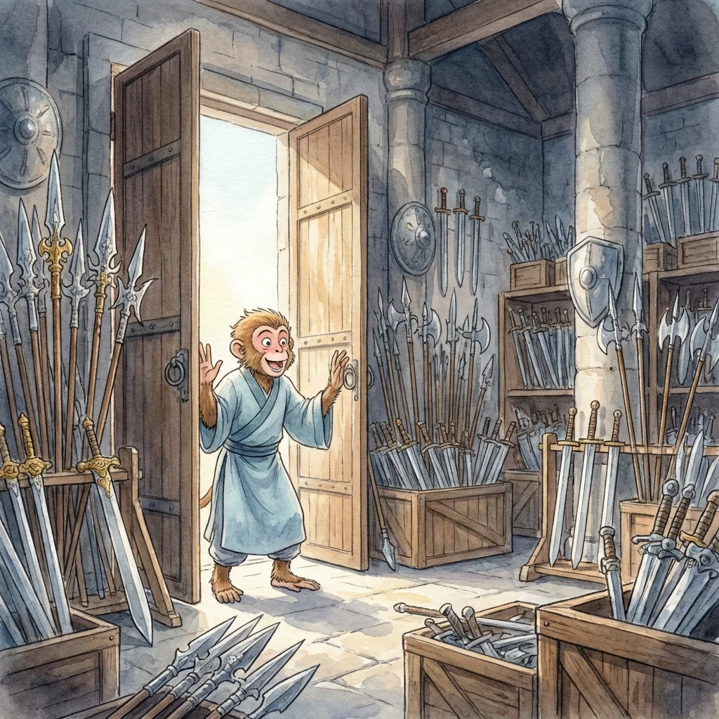 Illustration for: 闯入武库