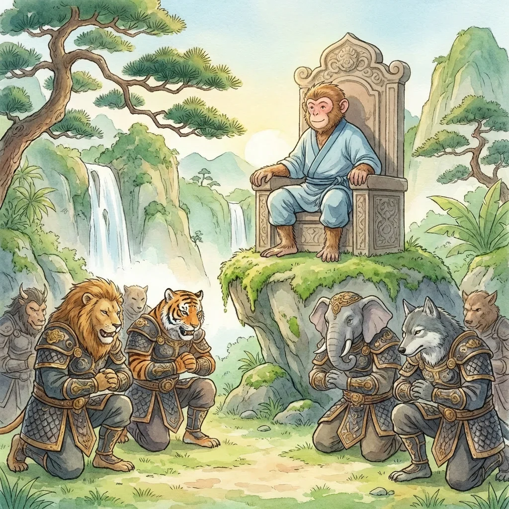 Illustration for: 妖王参拜