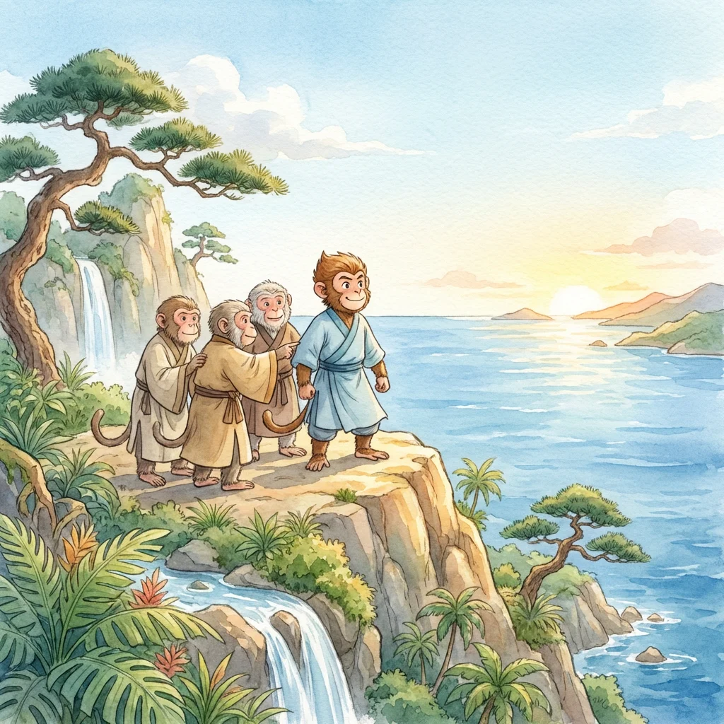 Illustration for: 指点傲来国