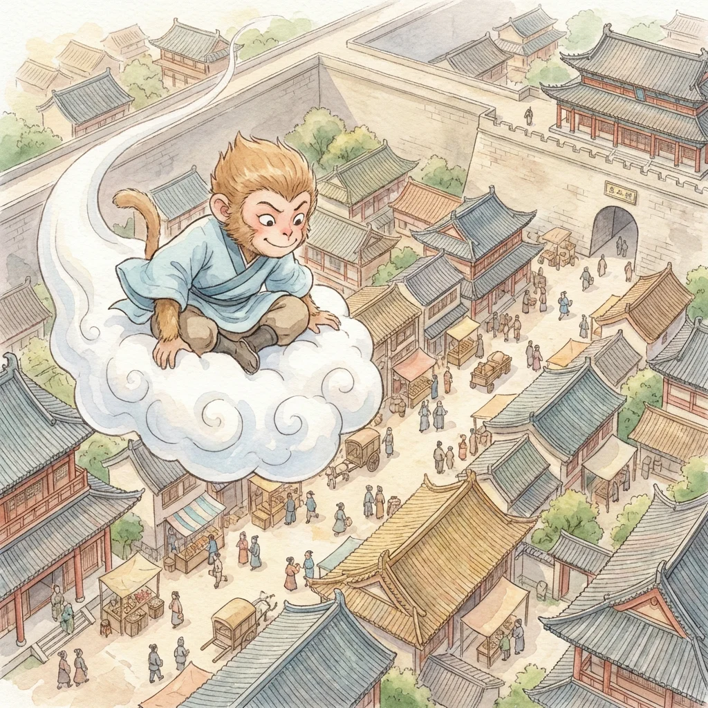 Illustration for: 傲来城郭