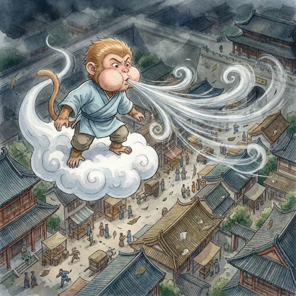 Illustration for: 施展神通