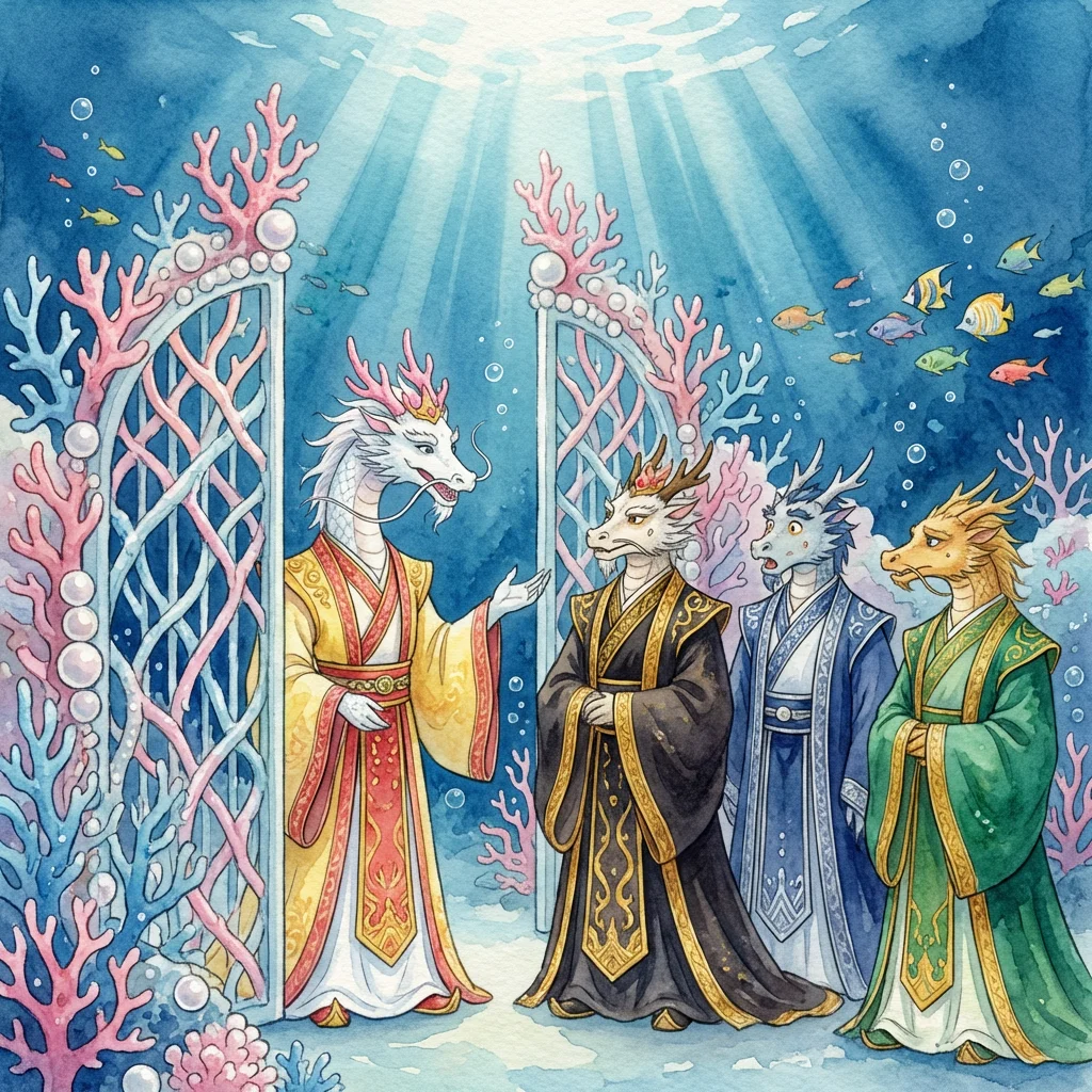 Illustration for: 三海龙王齐聚首