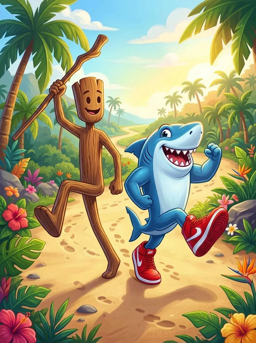 Illustration for: 走呀走呀走