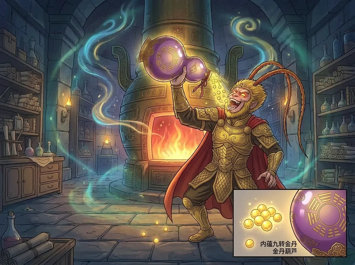 Illustration for: 偷吃金丹