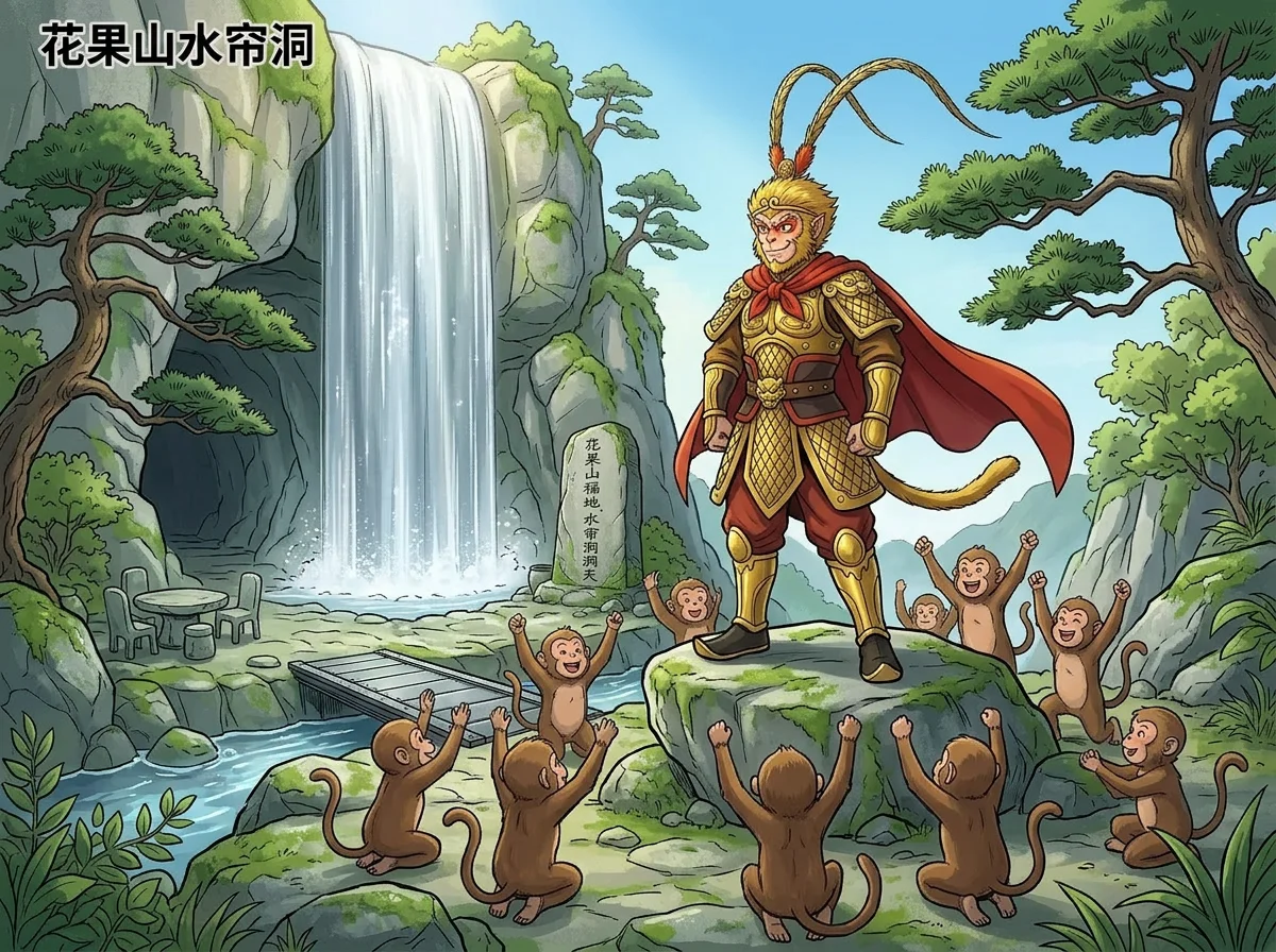 Illustration for: 重返花果山