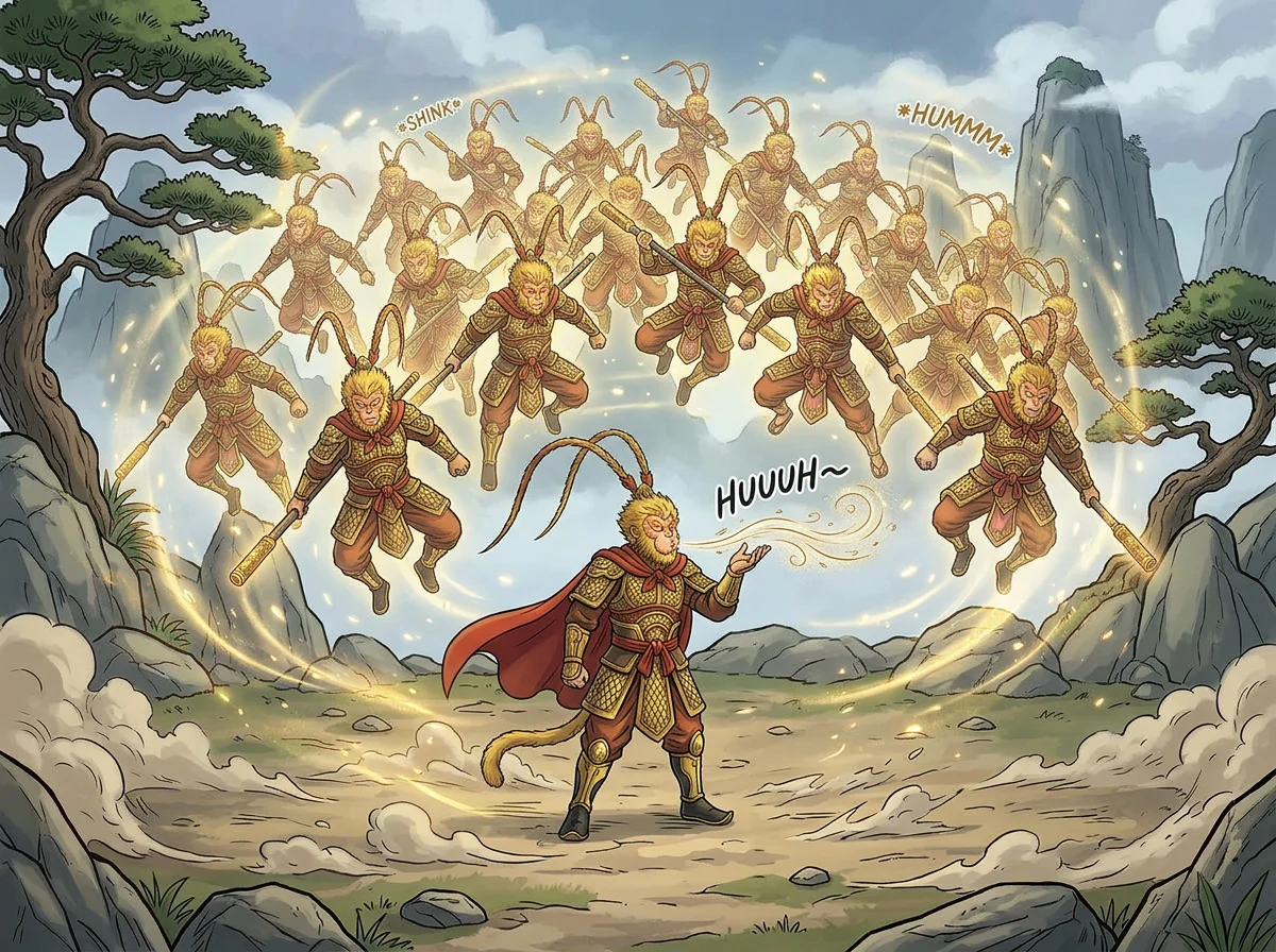 Illustration for: 拔毛退敌