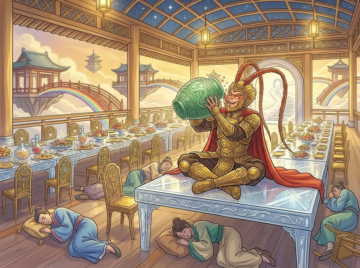 Illustration for: 痛饮御酒