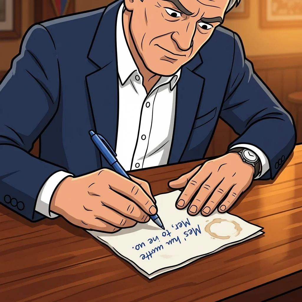 Illustration for: 餐巾纸上的奇迹