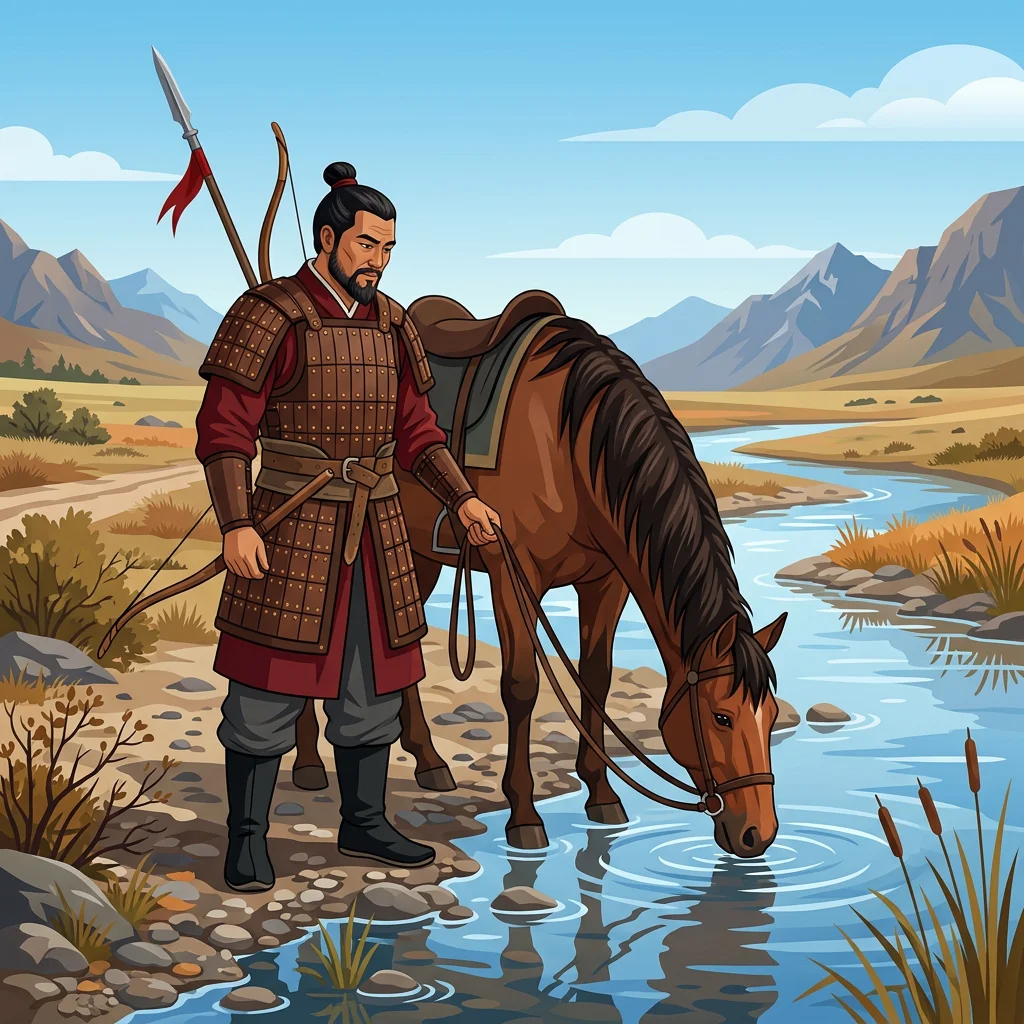 塞下曲：勇敢的边关卫士 kids picture book cover