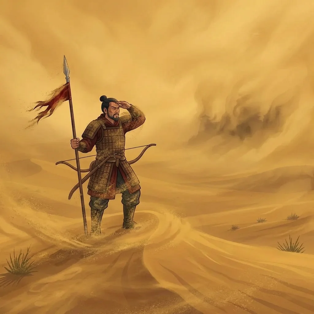 Illustration for: 黄尘足今古