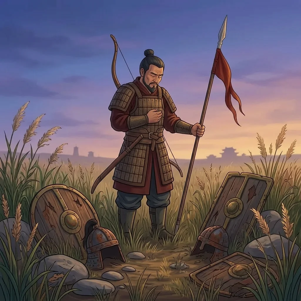 Illustration for: 白骨乱蓬蒿