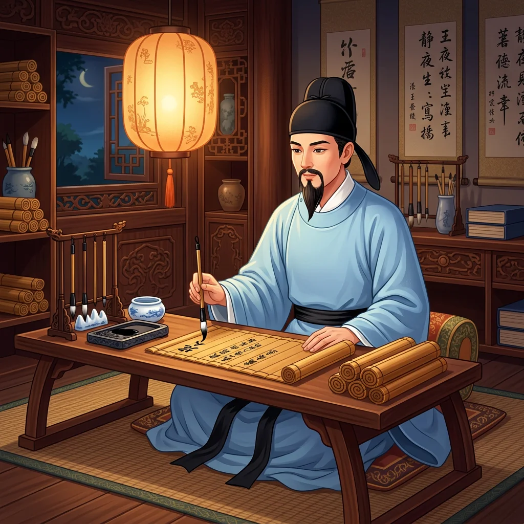 Illustration for: 作者生平与创作背景