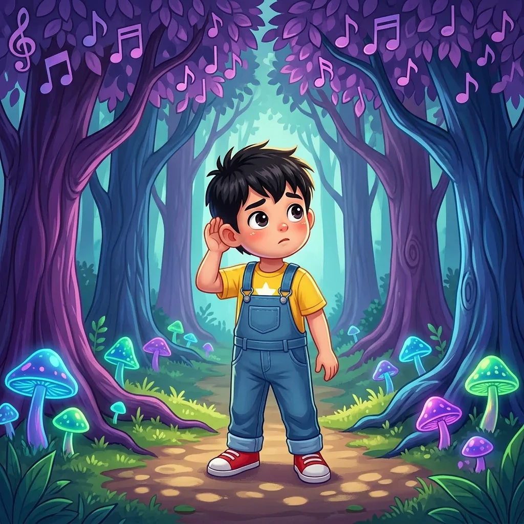 Illustration for: 森林里的奇怪声响